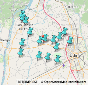 Mappa SP 10, 33034 Fagagna UD (6.77875)