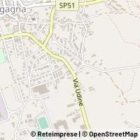 Hartă Fagagna