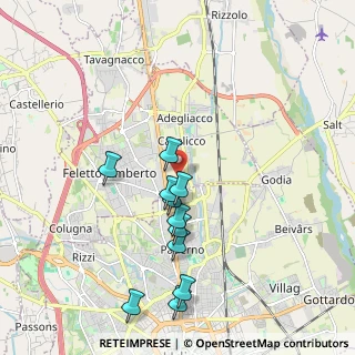 Mappa Via Montasio, 33010 Feletto Umberto UD, Italia (1.82364)