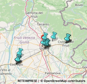 Mappa Via G. Galilei, 33010 Tavagnacco UD, Italia (13.27)