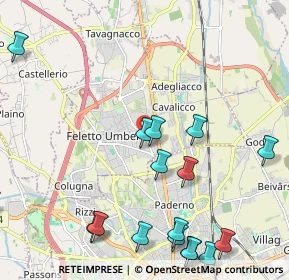 Mappa Via G. Galilei, 33010 Tavagnacco UD, Italia (2.81556)