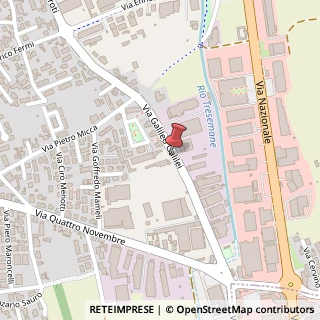 Mappa Via G. Galilei, 17, 33010 Tavagnacco, Udine (Friuli-Venezia Giulia)