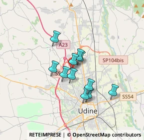 Mappa Via Canova, 33010 Tavagnacco UD, Italia (2.37091)