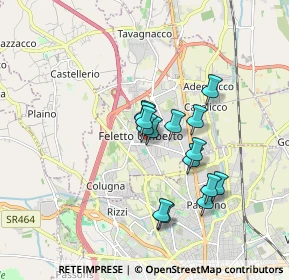 Mappa Via Canova, 33010 Tavagnacco UD, Italia (1.32333)