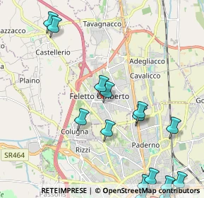 Mappa Via Canova, 33010 Tavagnacco UD, Italia (3.10167)