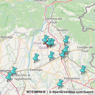 Mappa Via Mattia Deganutto, 33034 Fagagna UD, Italia (16.7075)