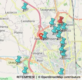 Mappa Via Cormor, 33010 Feletto Umberto UD, Italia (2.21857)