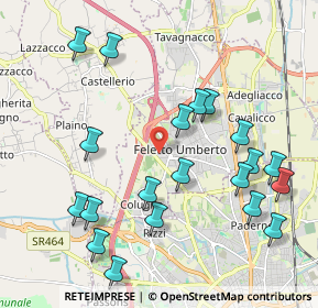 Mappa Via Cormor, 33010 Feletto Umberto UD, Italia (2.24)