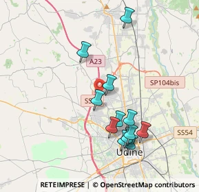 Mappa Via Cormor, 33010 Feletto Umberto UD, Italia (3.61833)