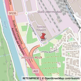 Mappa Via Innsbruck, 65, 38121 Trento, Trento (Trentino-Alto Adige)