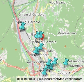 Mappa Via 2 Giugno, 38121 Trento TN, Italia (2.02769)