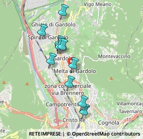 Mappa Via 2 Giugno, 38121 Trento TN, Italia (1.55727)