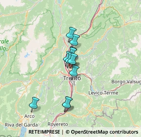 Mappa Via 2 Giugno, 38121 Trento TN, Italia (8.83727)