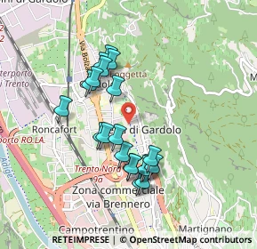 Mappa Via 2 Giugno, 38121 Trento TN, Italia (0.7895)