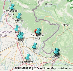 Mappa Via Gemona, 33043 Cividale del Friuli UD, Italia (16.71167)