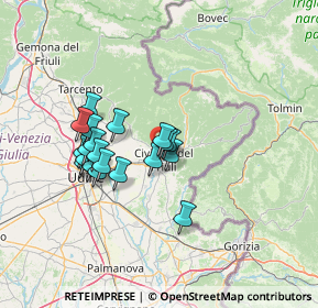 Mappa Via Gemona, 33043 Cividale del Friuli UD, Italia (11.3165)