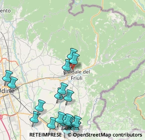 Mappa Via Gemona, 33043 Cividale del Friuli UD, Italia (10.811)