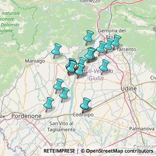 Mappa 33030 Dignano UD, Italia (10.28)
