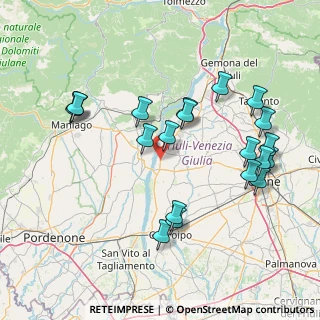 Mappa 33030 Dignano UD, Italia (16.284)