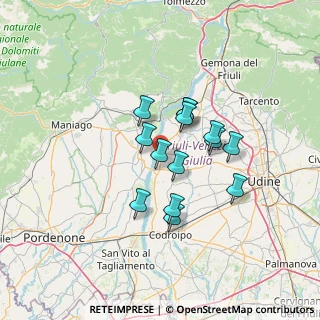 Mappa 33030 Dignano UD, Italia (10.00143)