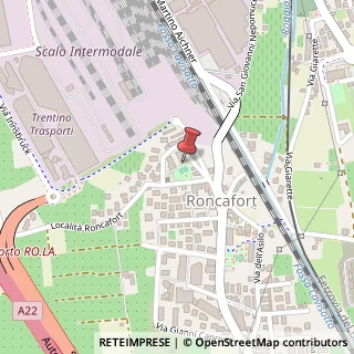Mappa Localita' Roncafort, 82, 38121 Trento, Trento (Trentino-Alto Adige)