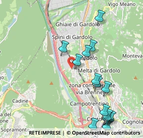 Mappa Localita' Roncafort, 38121 Gardolo di Mezzo TN, Italia (2.416)