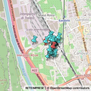 Mappa Localita' Roncafort, 38121 Gardolo di Mezzo TN, Italia (0.21852)