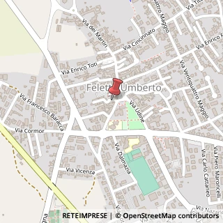 Mappa Via San Antonio Abate, 1B, 33010 Tavagnacco, Udine (Friuli-Venezia Giulia)