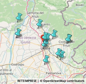 Mappa Via Manlio Feruglio, 33010 Tavagnacco UD, Italia (12.285)