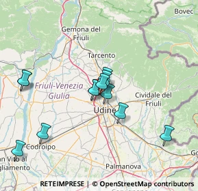 Mappa Via Manlio Feruglio, 33010 Tavagnacco UD, Italia (12.86417)