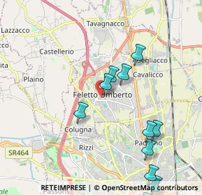 Mappa Via Manlio Feruglio, 33010 Tavagnacco UD, Italia (2.50667)