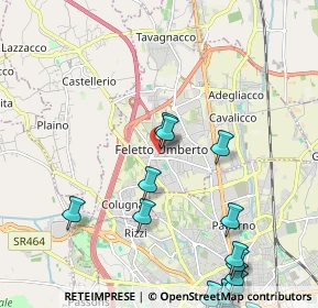 Mappa Via Manlio Feruglio, 33010 Tavagnacco UD, Italia (3.2955)