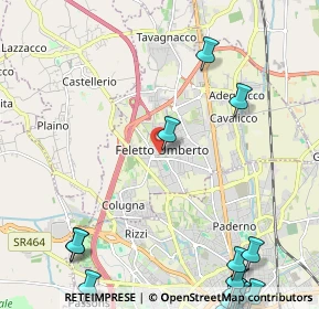 Mappa Via Manlio Feruglio, 33010 Feletto Umberto UD, Italia (3.6905)