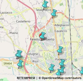 Mappa Via Manlio Feruglio, 33010 Tavagnacco UD, Italia (2.8975)