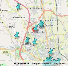 Mappa Via Manlio Feruglio, 33010 Tavagnacco UD, Italia (3.2935)