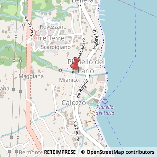 Mappa Via Fr. Calozzo, 128, 22010 Pianello del Lario, Como (Lombardia)