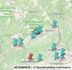 Mappa Piazza Giuseppe Giacomo Alvisi, 32035 Meano BL, Italia (17.74917)