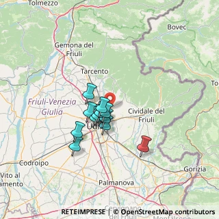 Mappa SP104, 33040 Povoletto UD, Italia (9.3325)