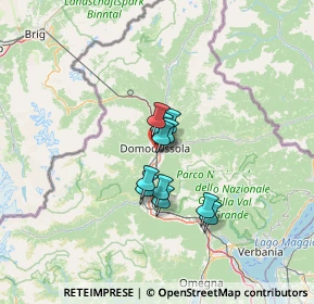 Mappa Via Cimitero, 28845 Domodossola VB, Italia (8.03)