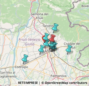 Mappa Via dei Faggi, 33010 Pagnacco UD, Italia (8.30833)