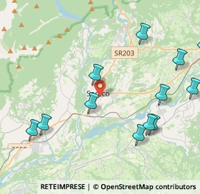 Mappa Via E. Fermi, 32036 Sedico BL, Italia (6.581)