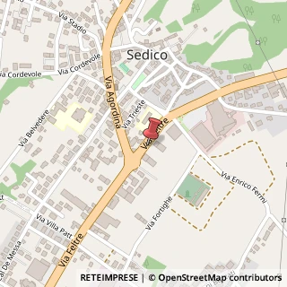 Mappa Via Feltre, 23, 32036 Sedico, Belluno (Veneto)