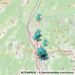 Mappa Via Marco Pola, 38120 Trento TN, Italia (3.5375)