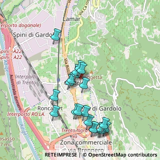 Mappa Via Marco Pola, 38120 Trento TN, Italia (0.959)