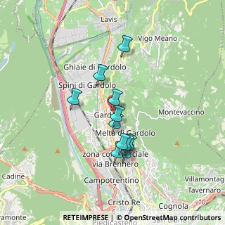 Mappa Via Marco Pola, 38120 Trento TN, Italia (1.38727)