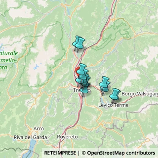 Mappa Via Marco Pola, 38120 Trento TN, Italia (8.54077)