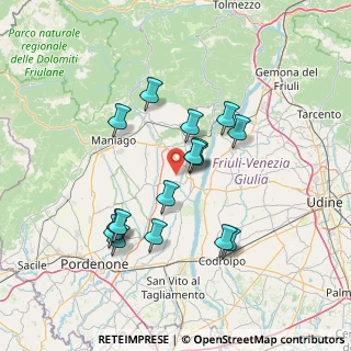 Mappa Via San Antonio, 33097 Spilimbergo PN, Italia (12.645)