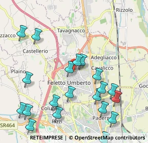 Mappa Via Traiano, 33010 Feletto Umberto UD, Italia (2.414)