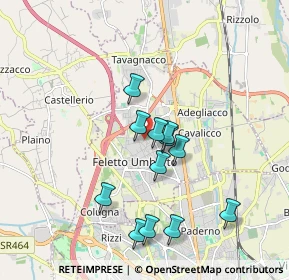 Mappa Via Traiano, 33010 Feletto Umberto UD, Italia (1.59417)