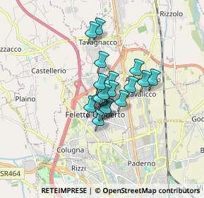 Mappa Via Traiano, 33010 Feletto Umberto UD, Italia (0.9305)